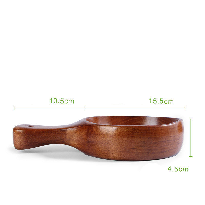 Wooden Tableware With Handle