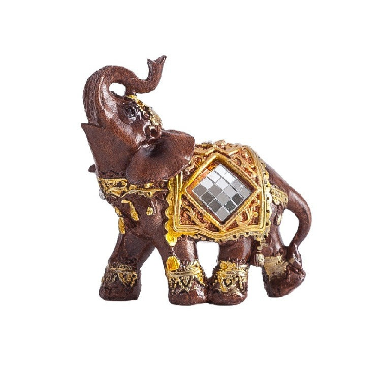 Resin Crafts Elephant Decoration Ornaments