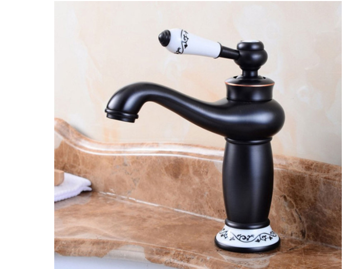 All Copper European Style Washbasin Faucet