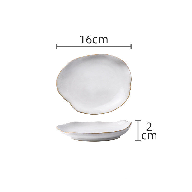 Personality Creative Irregular Ceramic Dishes