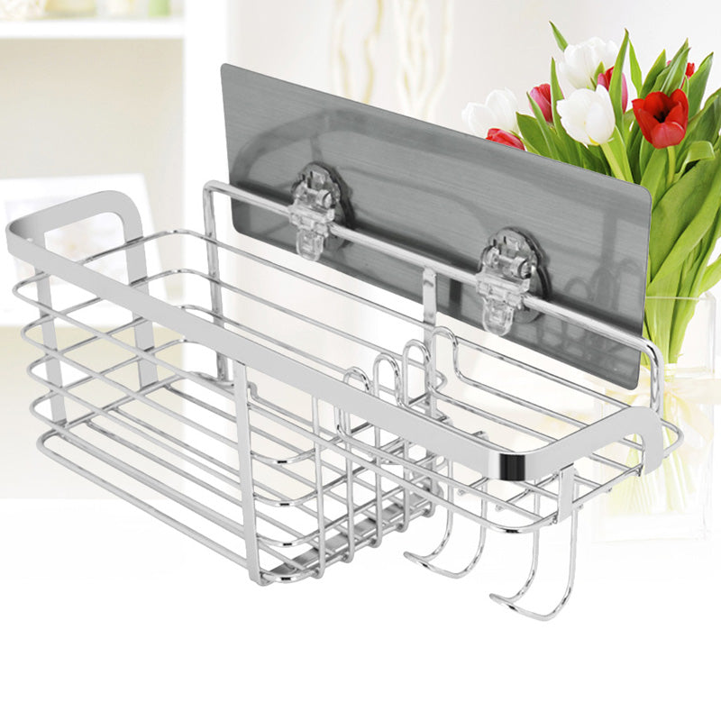 Bathroom Stainless Steel Seamless Non-Perforated Shelf