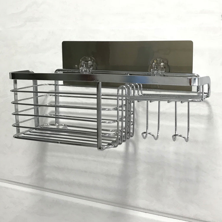 Bathroom Stainless Steel Seamless Non-Perforated Shelf