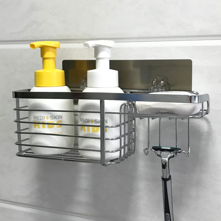 Bathroom Stainless Steel Seamless Non-Perforated Shelf