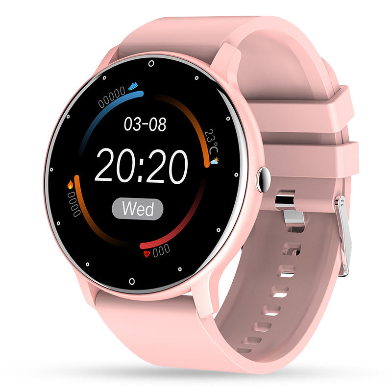 Smart watch with dual time zone display