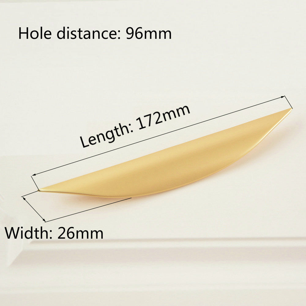 New Style Cabinet Drawer Handle Closet Door Cabinet Chinese Modern Golden Handle Handle