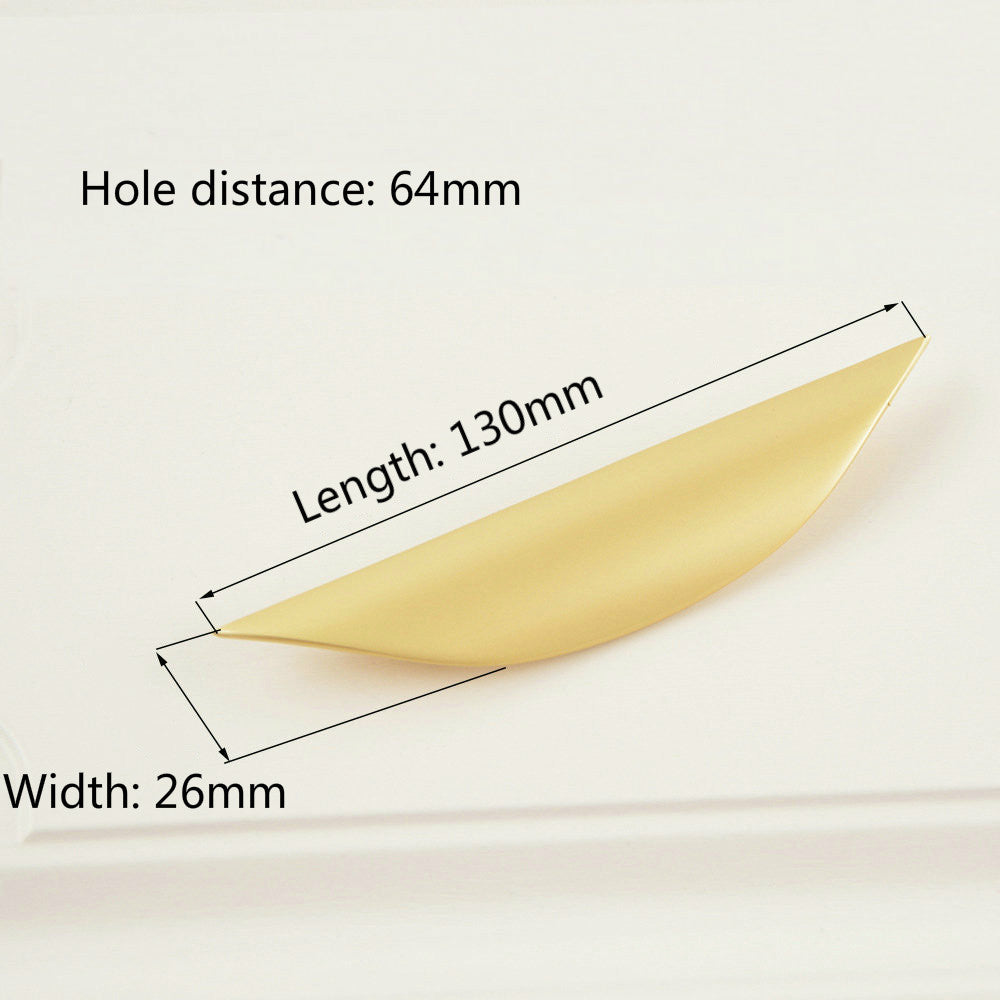 New Style Cabinet Drawer Handle Closet Door Cabinet Chinese Modern Golden Handle Handle