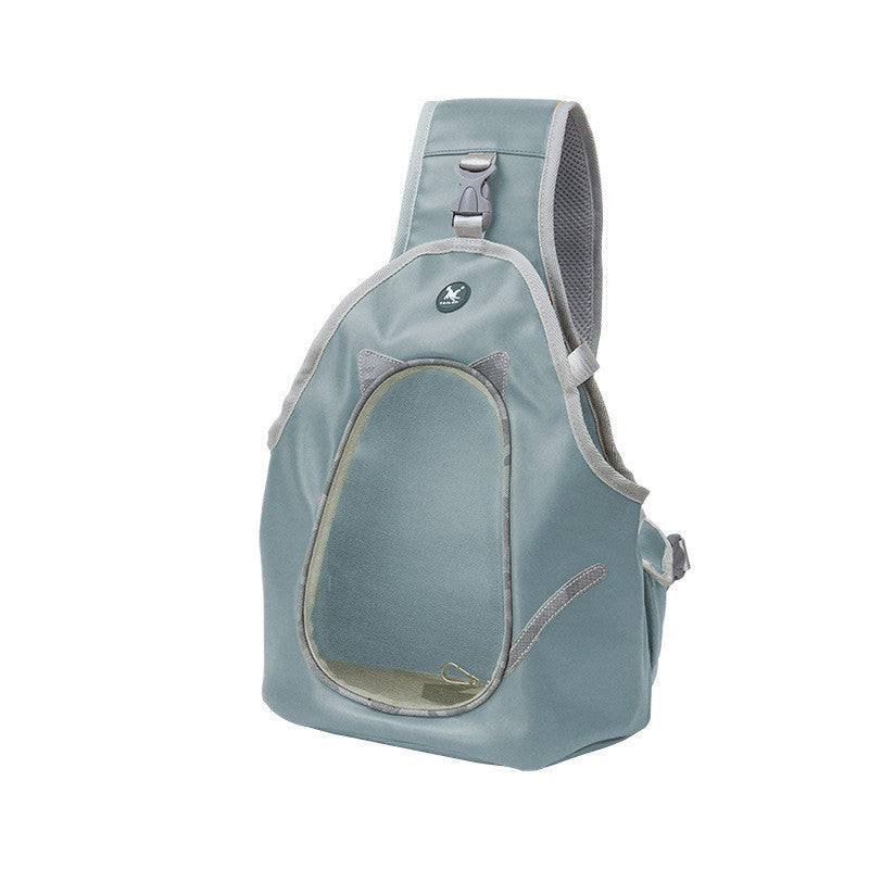 Leather Pet Chest Backpack