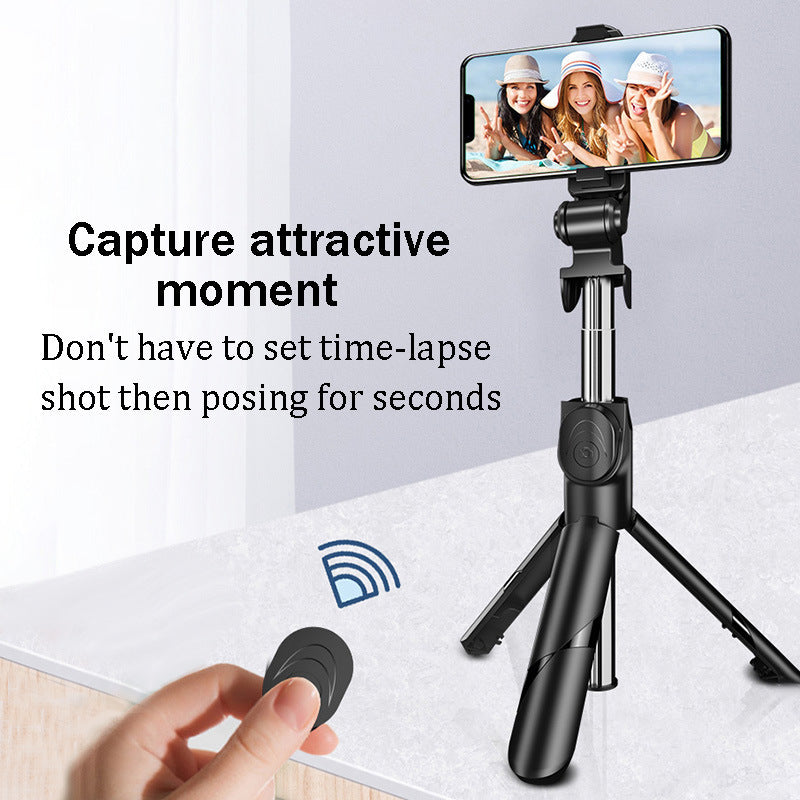 Compatible with Apple, Xt02 Bluetooth Selfie Stick Remote Control High-End Tripod Mobile Phone Universal Live Camera Multifunctional Support Frame