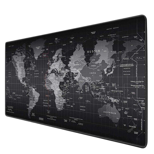 Gaming Computer Pad Large World Map Mouse Mat Big Desk