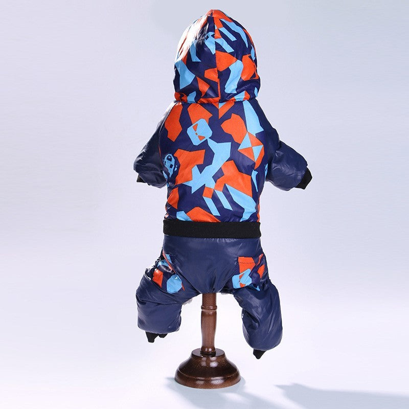 Camouflage Hooded Pet Clothing