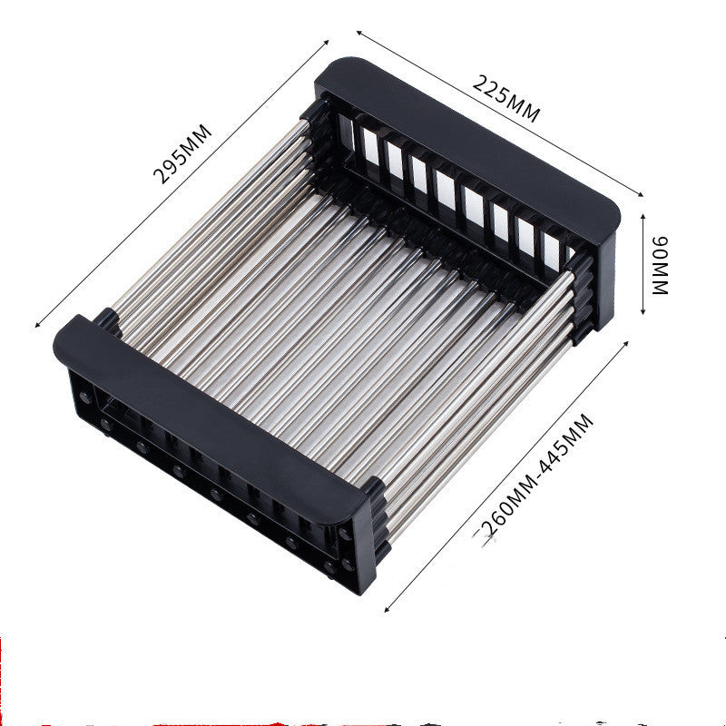 Kitchen Sink Retractable Drain Basket