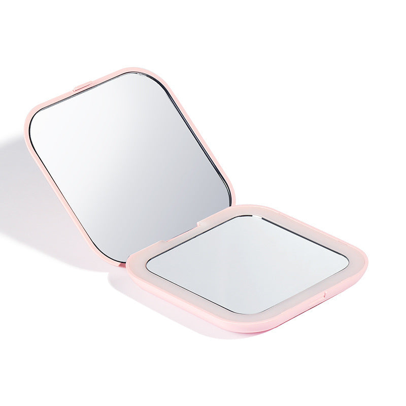 Amazon Source Folding Makeup Mirror With Light Creative Led Mirror Portable Bag Mini Mirror