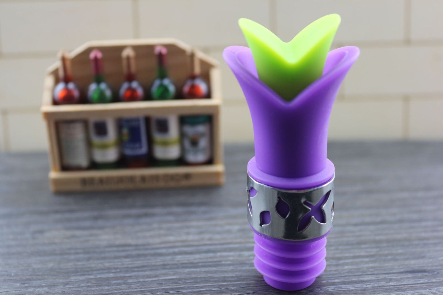 Bouchon de bouteille de vin en silicone