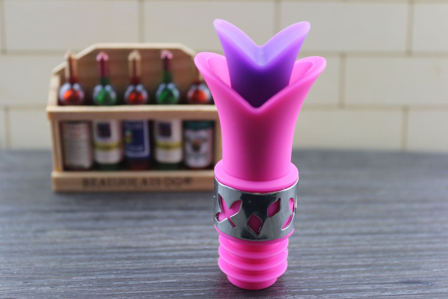 Bouchon de bouteille de vin en silicone