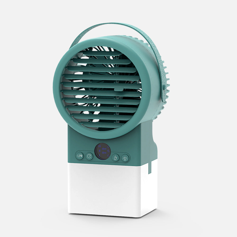 Ventilador de aire acondicionado de escritorio con ventilador de enfriamiento de agua y hielo