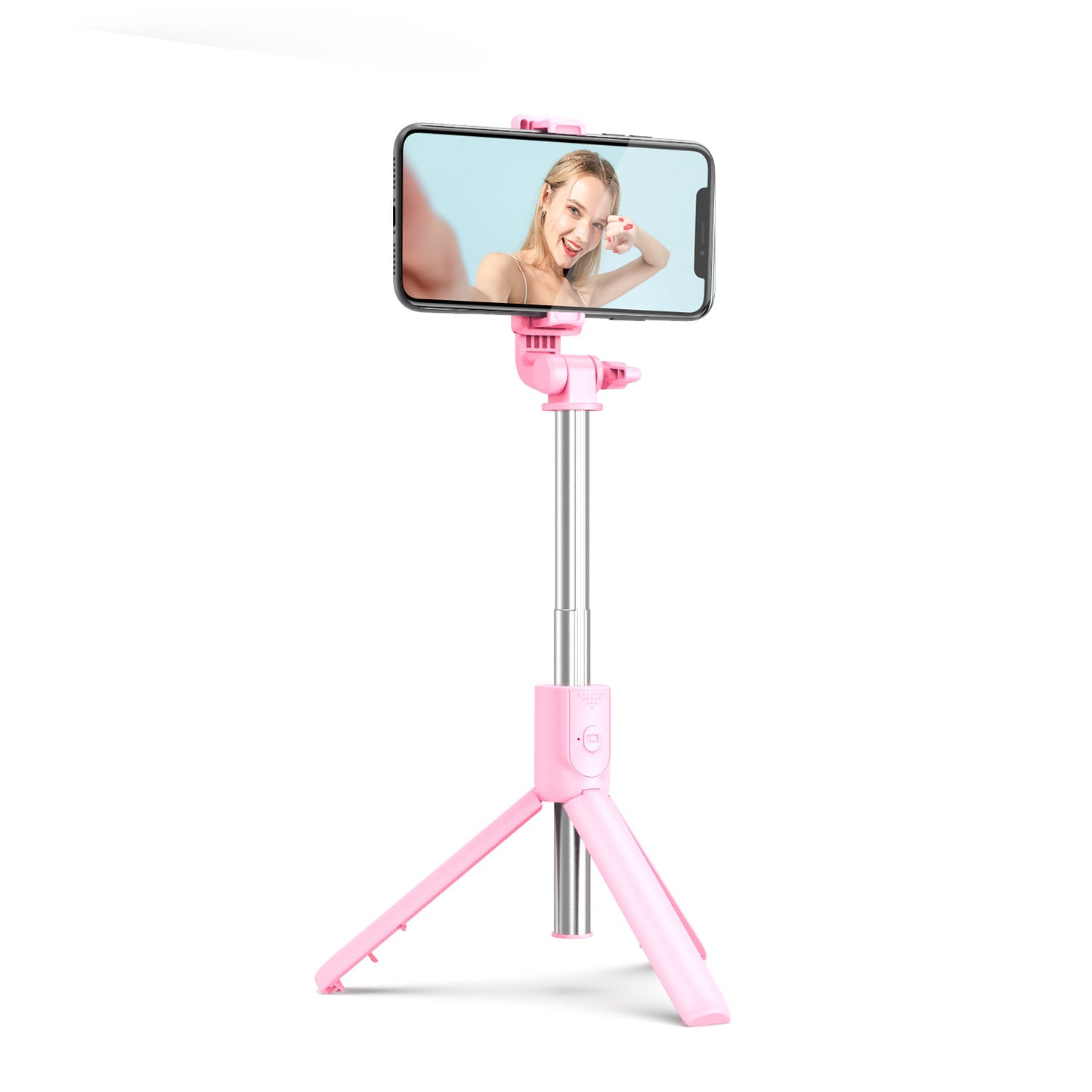 Compatible with Apple, Mobile Phone Selfie Stick Bluetooth Remote Control Tripod Integrated Horizontal And Vertical Photos