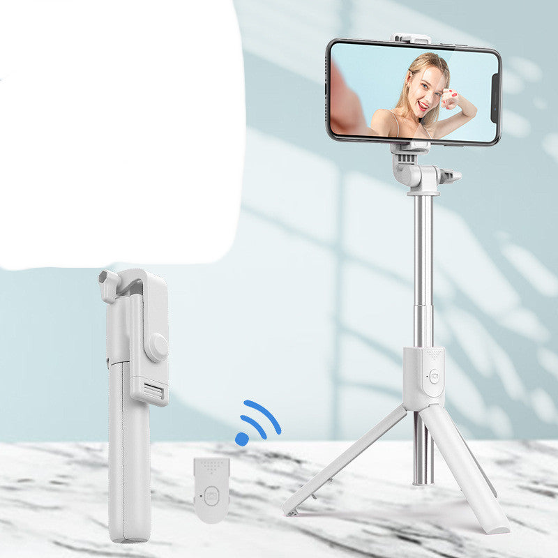 Compatible with Apple, Mobile Phone Selfie Stick Bluetooth Remote Control Tripod Integrated Horizontal And Vertical Photos