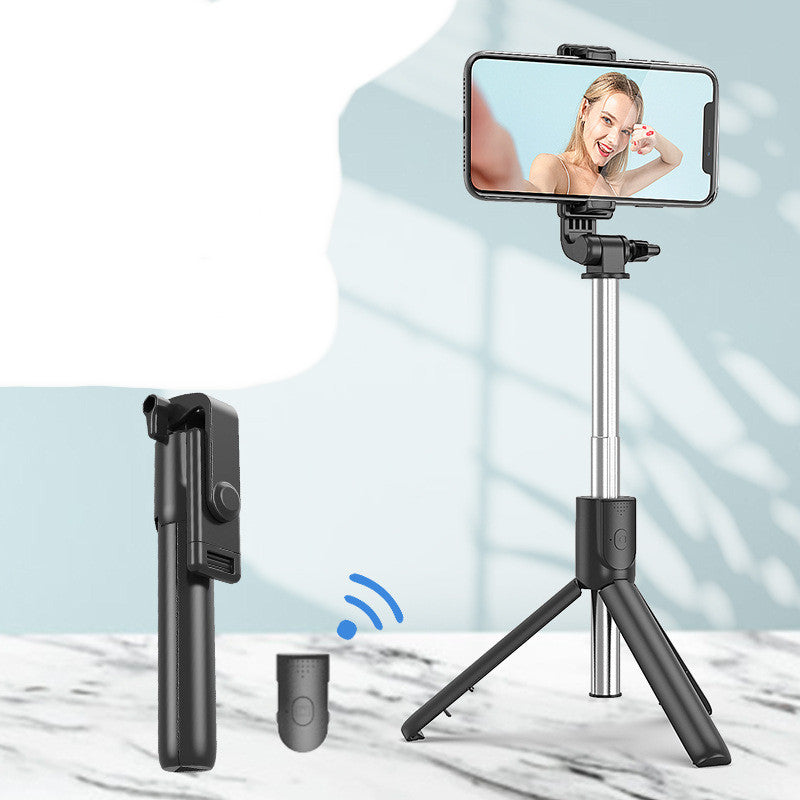 Compatible with Apple, Mobile Phone Selfie Stick Bluetooth Remote Control Tripod Integrated Horizontal And Vertical Photos