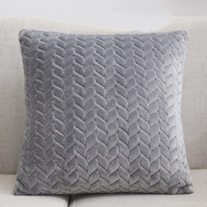 Flannel Pillow Sofa Cover