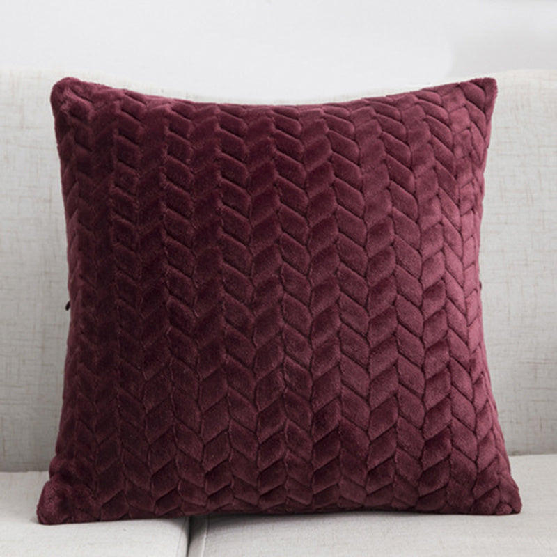 Flannel Pillow Sofa Cover