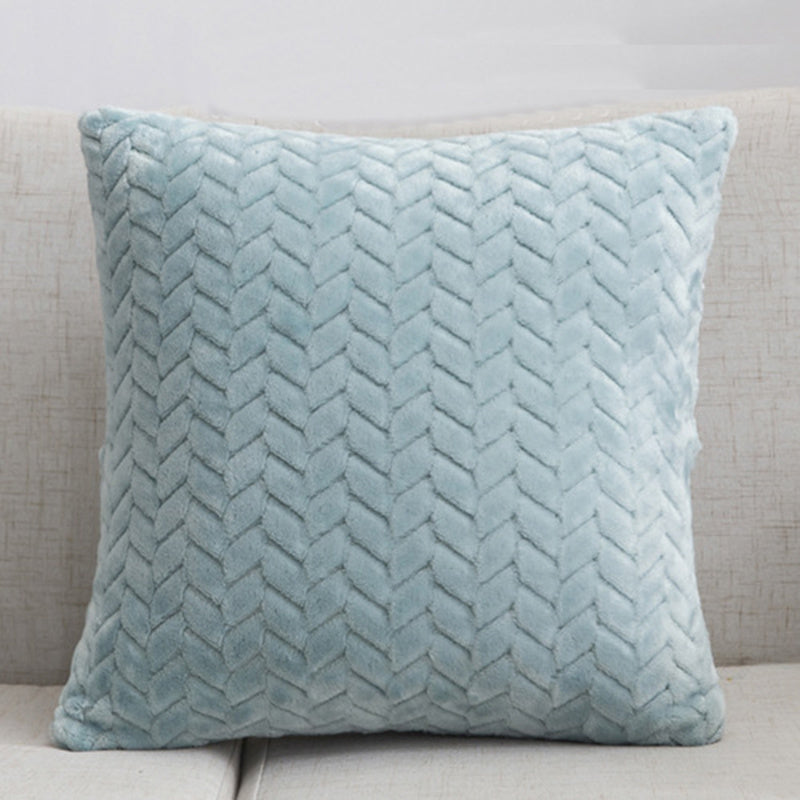 Flannel Pillow Sofa Cover