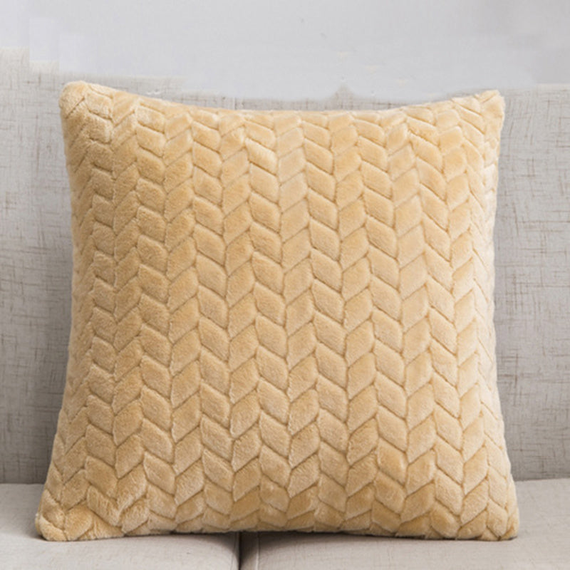 Flannel Pillow Sofa Cover