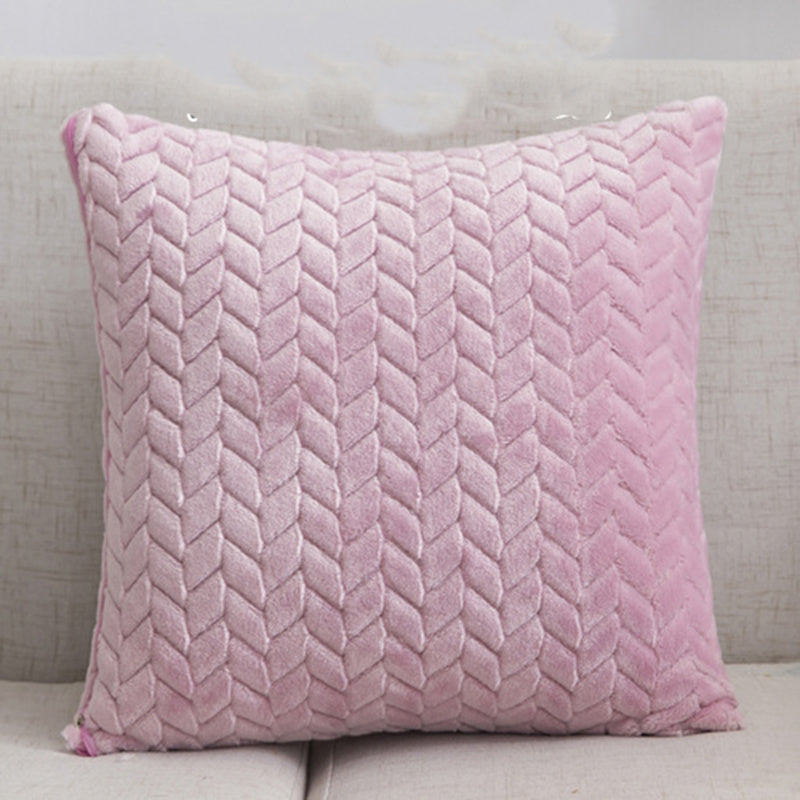 Flannel Pillow Sofa Cover