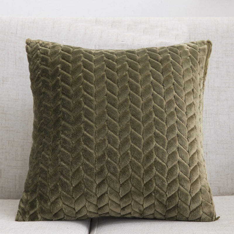 Flannel Pillow Sofa Cover