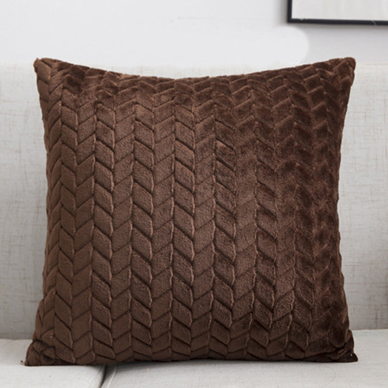 Flannel Pillow Sofa Cover