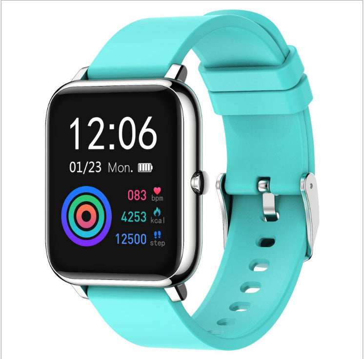 Compatible with Apple , P22 Multi-Sport Smart Bracelet Large Screen Waterproof Blood Pressure Heart Rate Blood Oxygen Full Touch Screen Sports Bracelet