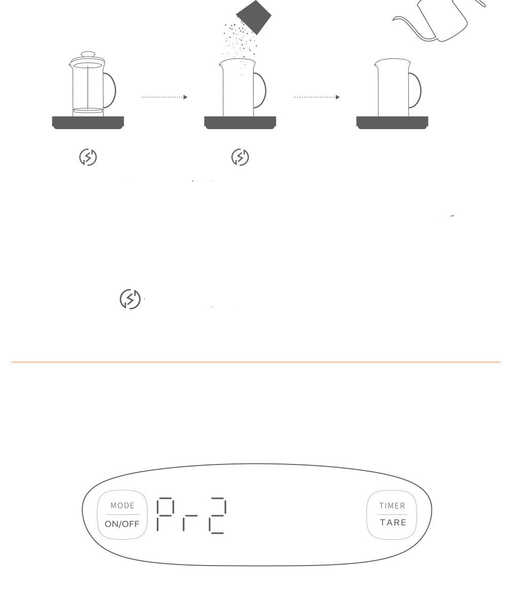 Household kitchen Scale Rechargeable Food Coffee Scale Mini Roast Weighing Coffee Electronic Scale