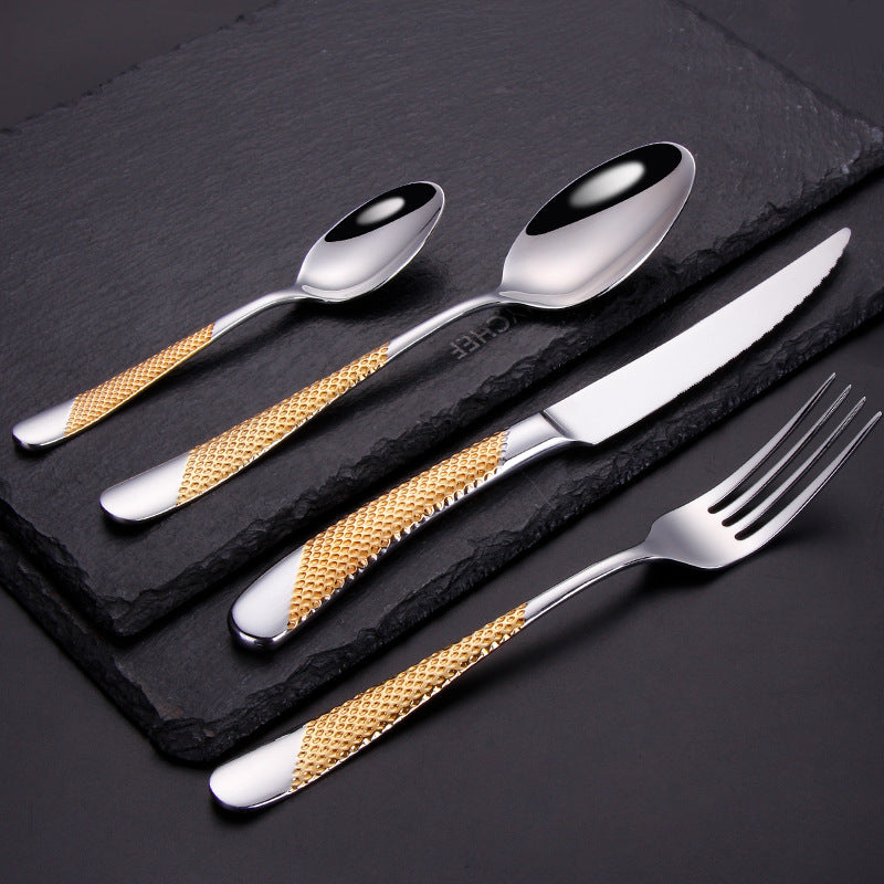 304 sStainless Steel Western Cutlery Four-piece Set