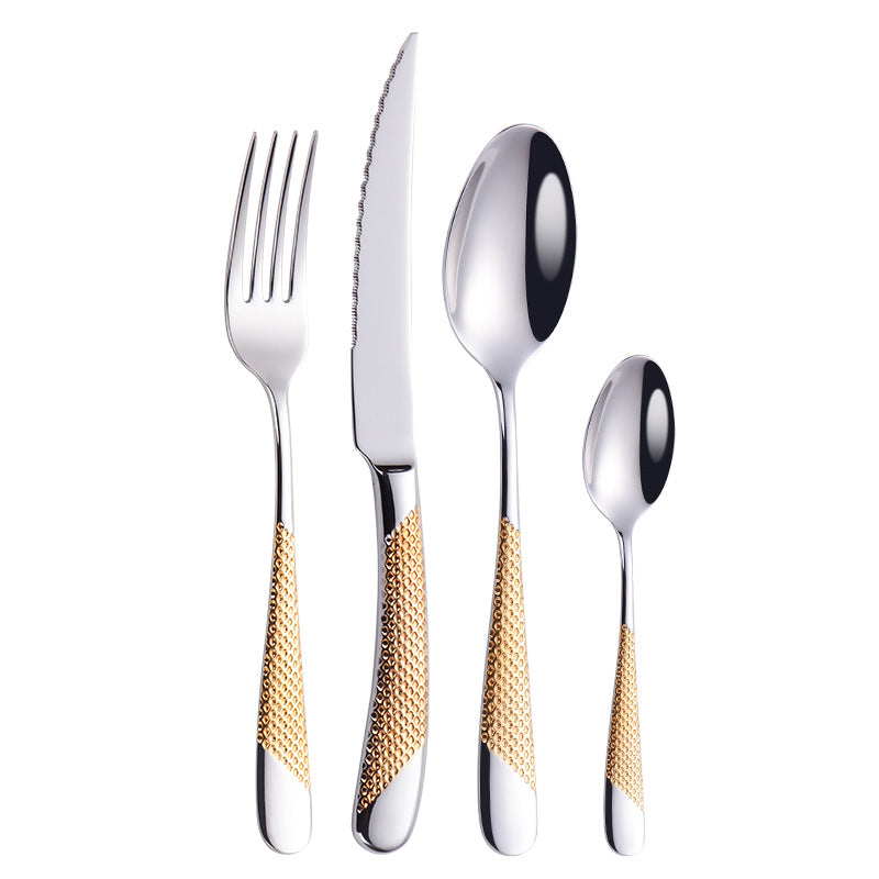 304 sStainless Steel Western Cutlery Four-piece Set