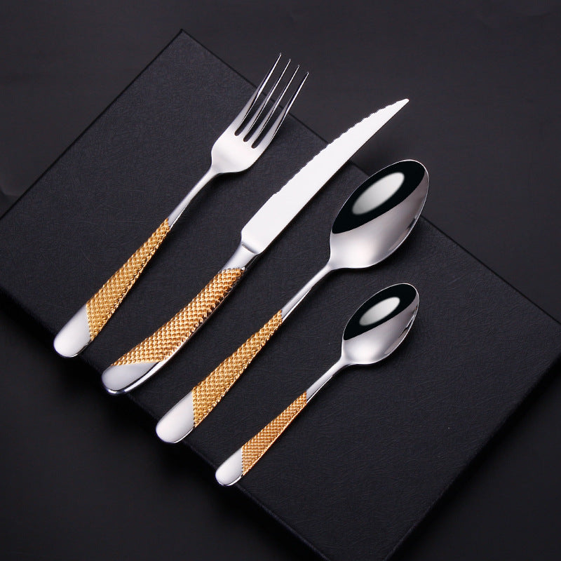 304 sStainless Steel Western Cutlery Four-piece Set