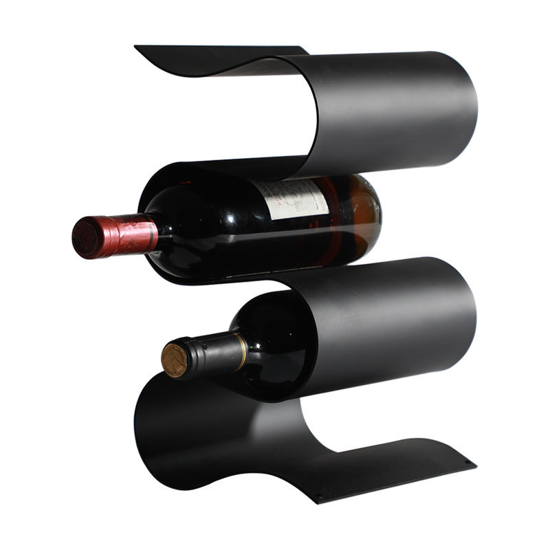 Iron Wine Rack Decoration