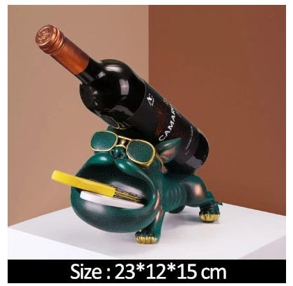 Small Cat And Dog Red Wine Rack