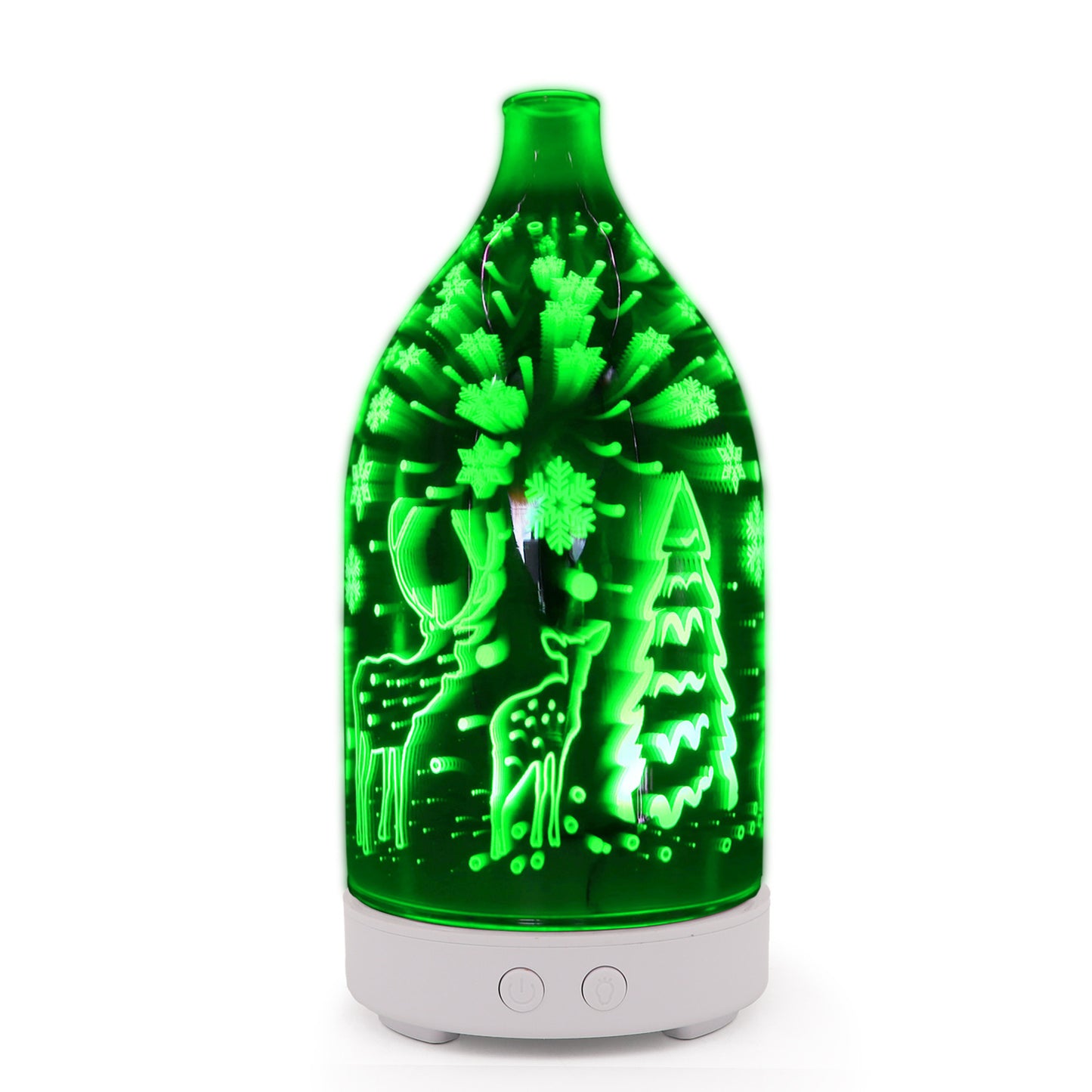 Glass Wood Grain Aroma Diffuser Gift Colorful Mini Humidifier Diffuser