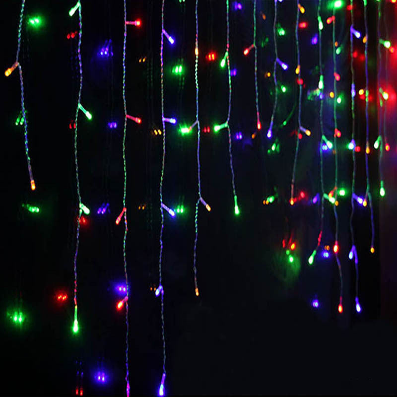 Led Starry Icicle Light String