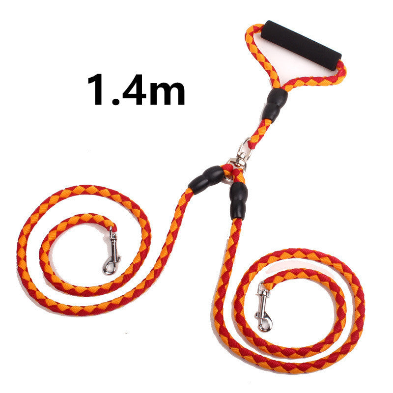 Pet  Collar Double-Ended Traction Rope