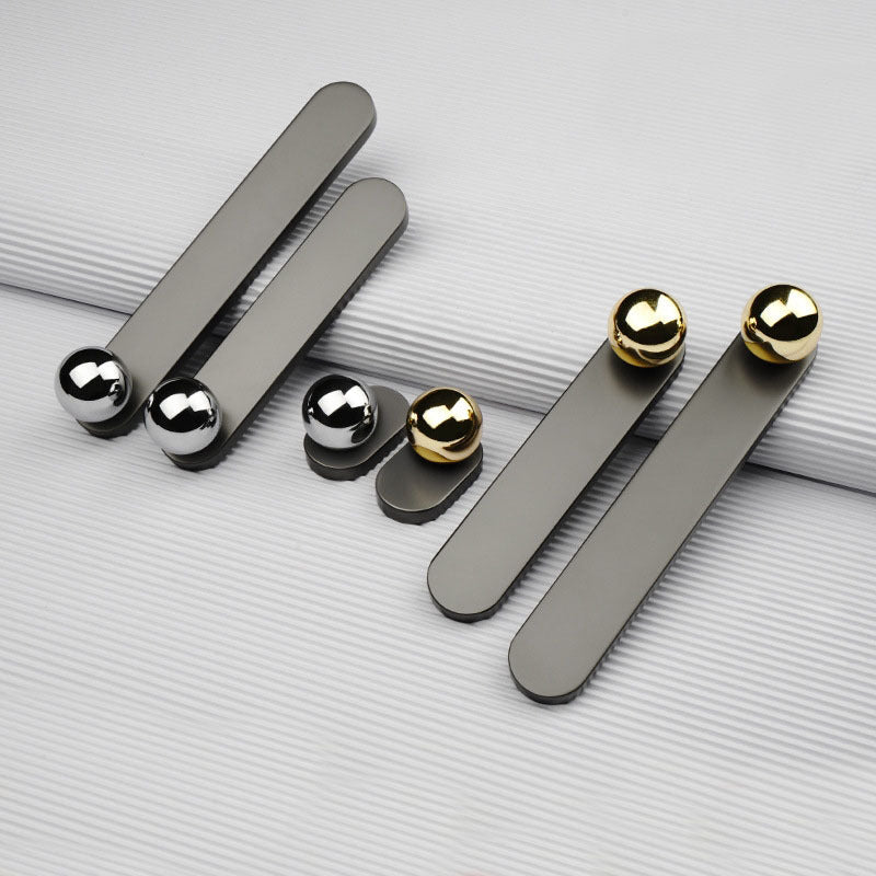 Black Modern Minimalist Cabinet Drawer Handle