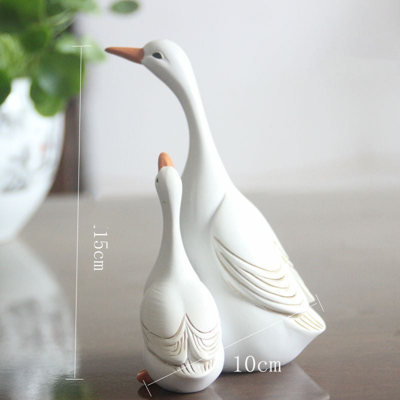 Garden Decoration Simulation Mother And Child Duck