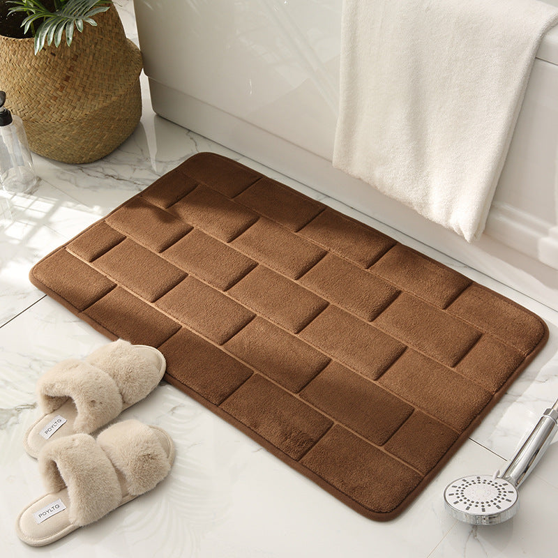 Water-Absorbent Quick-Drying Carpet Bathroom Non-Slip Mat