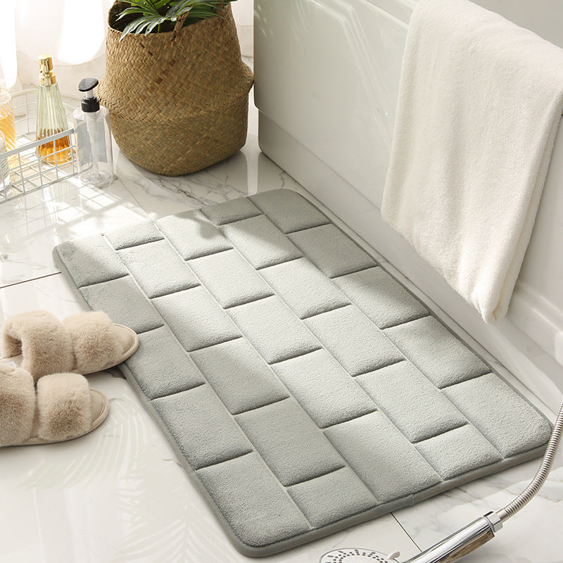 Water-Absorbent Quick-Drying Carpet Bathroom Non-Slip Mat