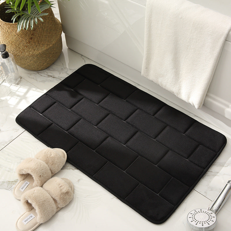 Water-Absorbent Quick-Drying Carpet Bathroom Non-Slip Mat