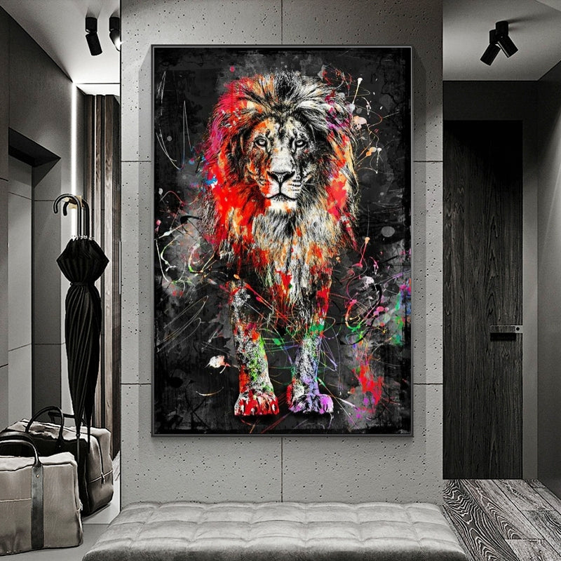 Modern Colorful Animal Posters And Home