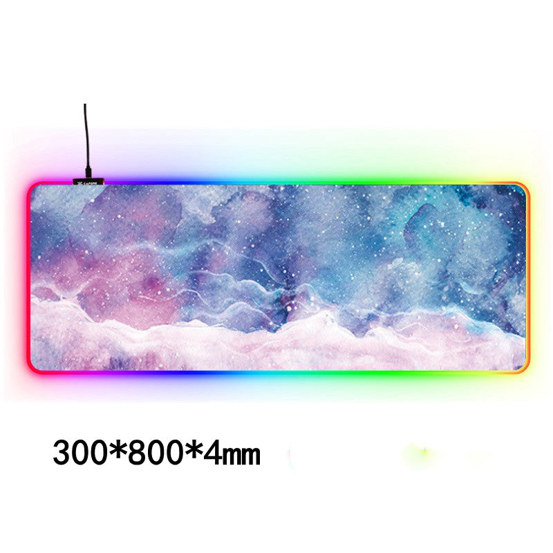 Large Mouse Pad, Gaming Gaming, Colorful Seaming, Waterproof Cloth