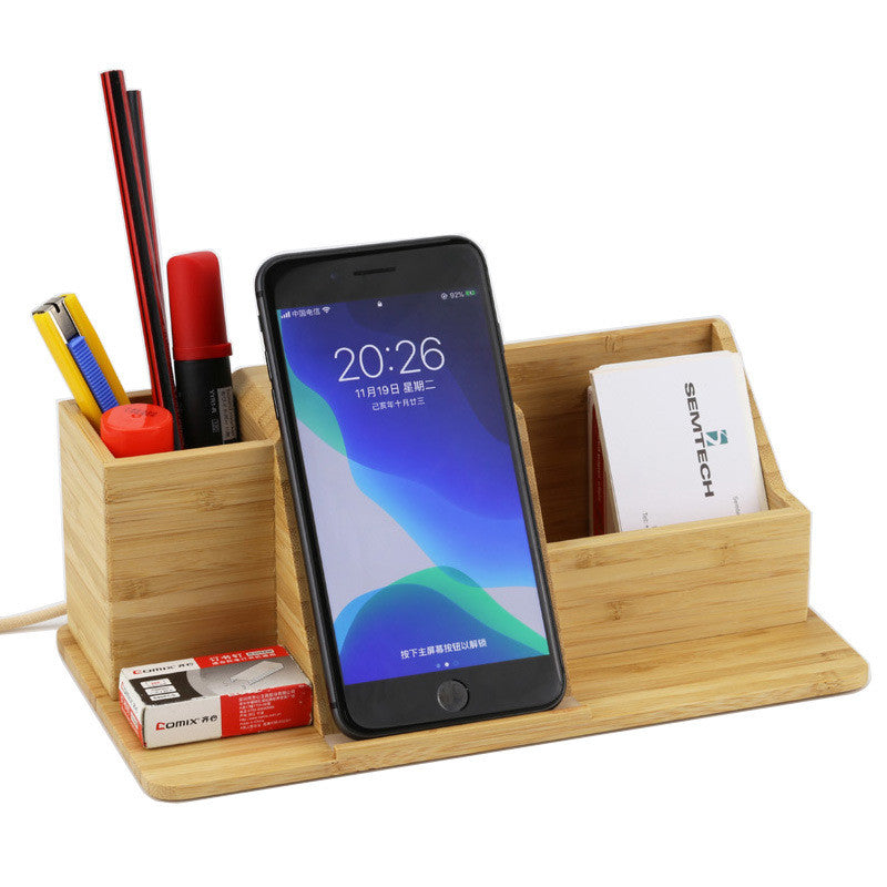 Pen Holder Wireless Charging Nanzhu Pen Holder With Wireless Charger