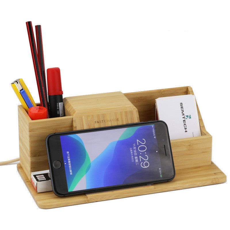 Pen Holder Wireless Charging Nanzhu Pen Holder With Wireless Charger