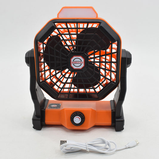 Portable Outdoor Camping Fan Dormitory Lighting Fan Lamp