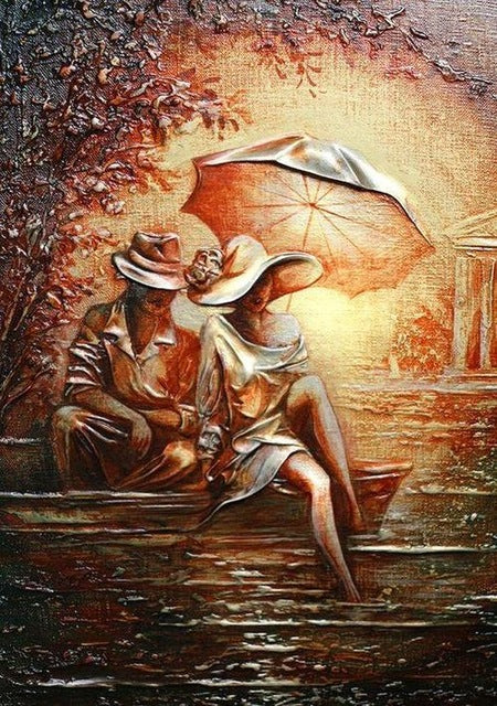 Oil Painting Living Room Decoration Wall Painting Romantic